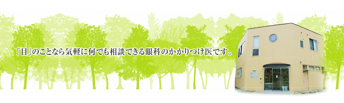 眼のことなら、おかざき眼科にご相談ください